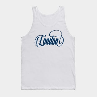 Inspired by London / Blue Tank Top